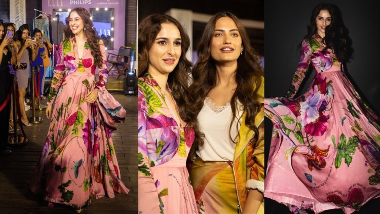 Rakshabandhan actress Sadia Khateeb has her STAR moment as she walks her first ever ramp for Mahima Mahajan