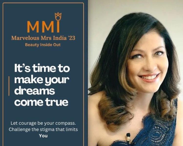 Aditi Govitrikar says, Every woman has a story to tell and deserves an equal chance to shine through the stage of Marvelous Mrs. India 2023