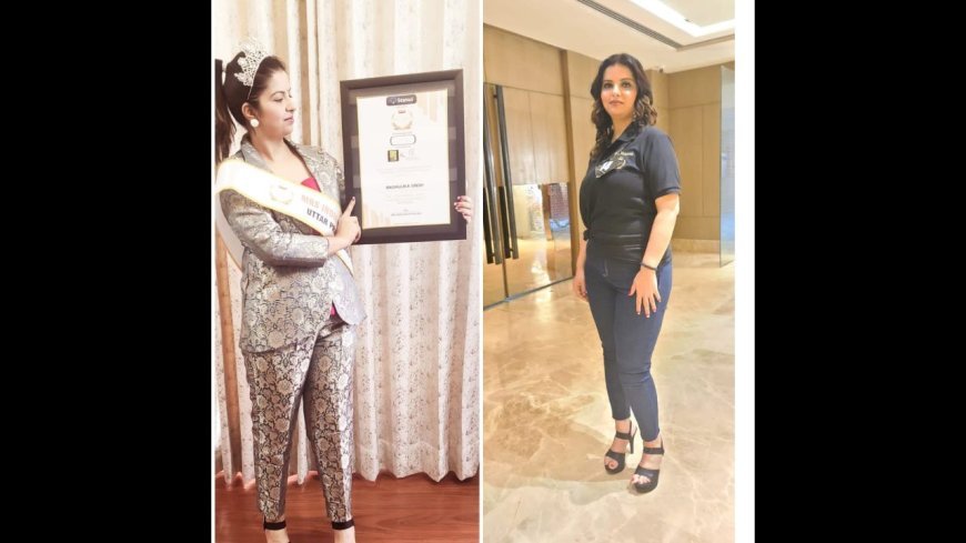 Lucknow’s Madhulika Dazzles as Mrs India One in million Uttar Pradesh 2023