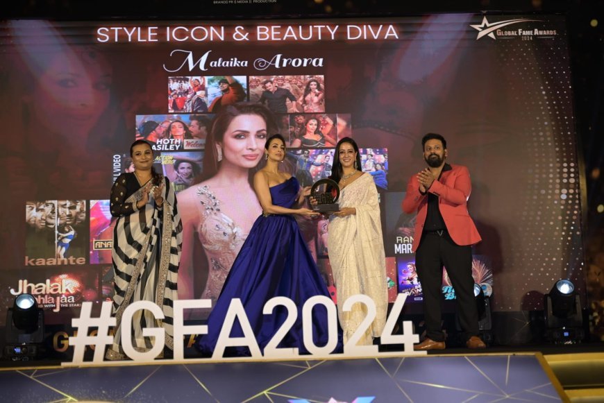 Malaika Arora Steals the Spotlight: Global Fame Awards 2024 Illuminates the City of Joy with Star Power