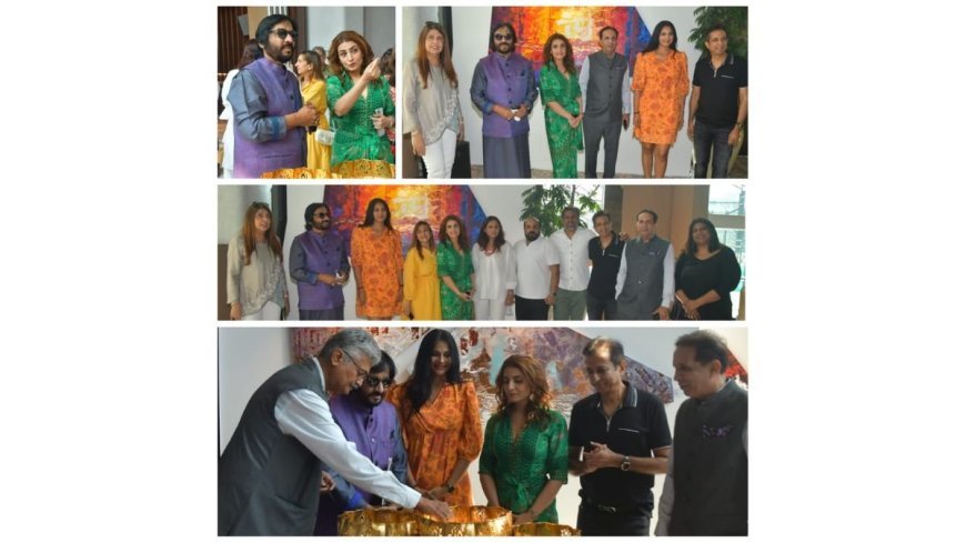 Rajiv Mishra, Roopkumar Rathod, Parvez Damania launch Avataran- A Solo Art Show by Anita Goel