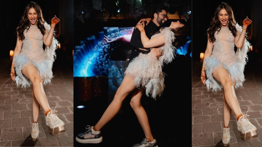 Did you know? Rakul Preet Singh's Sneakers From Her Engagement Look Took 35+ Hours to Craft- Check out the photos now