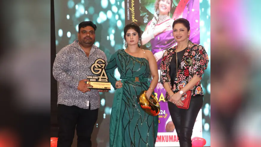 Bollywood Icon Bhagyashree Presents Global Glory Award to Rajinder Kumar for Social Service